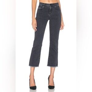 Current/Elliot The Kick Jean in Evermore Unfinished Raw Hem   Grey